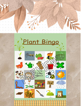 Preview of BINGO Plant Bingo Garden Club Resource