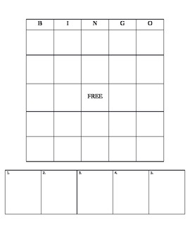 Preview of BINGO SCORE CARD!!! Review Game (with some probability questions)