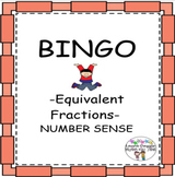 Equivalent Fractions BINGO Number Sense