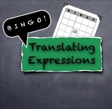 BINGO Translating Algebraic Variable Expressions and Word Phrases
