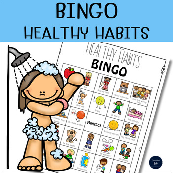 Preview of Mental health BINGO game - healthy habits & self care - counseling activities