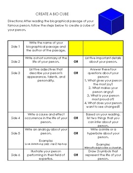 Bio Cube By Dalton Blackboard Teachers Pay Teachers