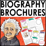Biography Research Brochure - Editable PowerPoint and Goog