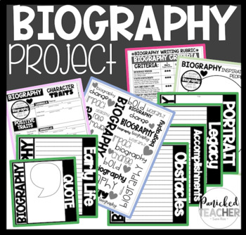 BIOGRAPHY Project by Panicked Teacher | TPT