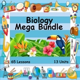 BIOLOGY BUNDLE - MASSIVE FILE - 13 UNITS - 65 LESSONS - 1 