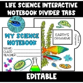 BIOLOGY/ LIFE SCIENCE INTERACTIVE FULLY EDITABLE NOTEBOOK 