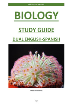 Preview of BIOLOGY STUDY GUIDE DUAL LANGUAGE ENGLISH / SPANISH