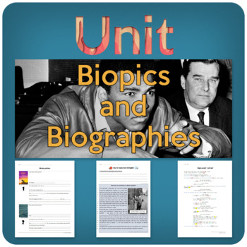 Preview of BIOPICS& BIOGRAPHIES: a complete unit for ESL learners!