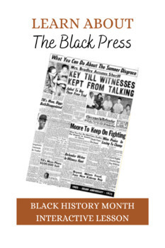 Preview of BIRTH of the BLACK PRESS - Black History - Great Migration - The Nickel Boys 