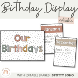 BIRTHDAY DISPLAY | SPOTTY BOHO