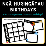 BIRTHDAY poster display in Māori AND English for the classroom!!!