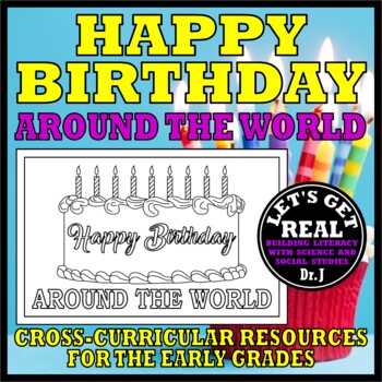 Preview of BIRTHDAYS: HAPPY BIRTHDAY AROUND THE WORLD Multicultural Activity Book