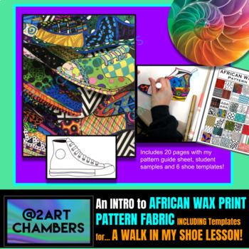 Preview of AFRICAN WAX PRINT PATTERNS and SHOE LESSON!