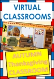 BITMOJI Autumn / Thanksgiving Virtual Classroom