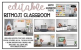 BITMOJI Classrooms: BOHO Rainbow Rooms and Accessories + BONUS LINKS
