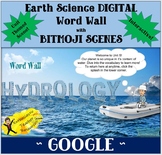 BITMOJI Earth Science DIGITAL Word Wall HYDROLOGY - GOOGLE
