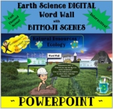 BITMOJI Earth Science DIGITAL Word Wall NATURAL RESOURCES 