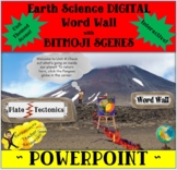 BITMOJI Earth Science DIGITAL Word Wall PLATE TECTONICS - 