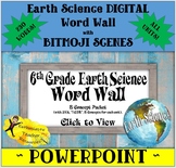 BITMOJI Earth Science DIGITAL Word Wall ALL UNITS - PowerPoint