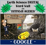 BITMOJI Earth Science DIGITAL Word Wall ROCKS & MINERALS - GOOGLE