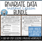 BIVARIATE DATA GUIDED NOTES AND PRACTICE BUNDLE