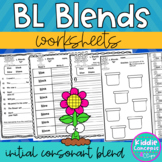 BL Blends Worksheets - Initial Consonant Blends