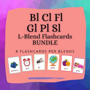 Preview of BL,CL,FL,GL,PL,SL Bundle Flashcards