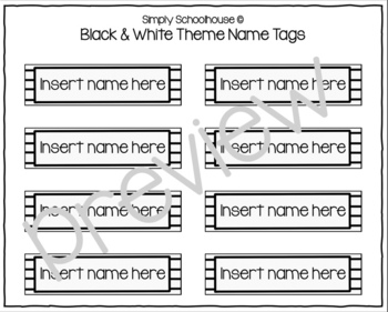 Editable Name s Black And White Worksheets Teaching Resources Tpt