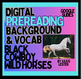 BLACK COWBOY, WILD HORSES short story digital INTRO & Voca