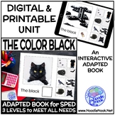 BLACK - Color Adapted Books for Special Education (Print +