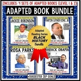 Black History Month I Adapted Book BUNDLE For Special Educ