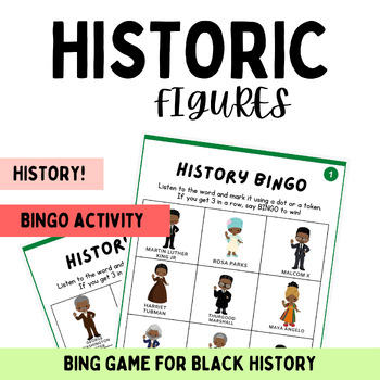 Preview of BLACK HISTORY BINGO