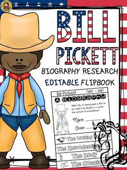 Preview of BLACK HISTORY: BIOGRAPHY: BILL PICKETT