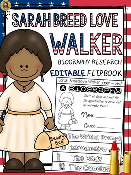 Preview of BLACK HISTORY: BIOGRAPHY: SARAH BREEDLOVE WALKER