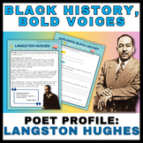 BLACK HISTORY, BOLD VOICES: Langston Hughes - Poet Profile