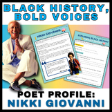 BLACK HISTORY, BOLD VOICES: Nikki Giovanni - Poet Profile