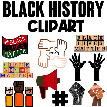 Preview of BLACK HISTORY CLIPART | Black History Month