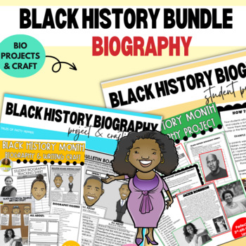 BLACK HISTORY Biography Bundle by Tales of Patty Pepper | TPT