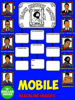 Preview of BLACK HISTORY MONTH ACTIVITIES | BIOGRAPHY MOBILE