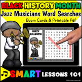 BLACK HISTORY MONTH Activities WORD SEARCH BOOM CARDS and 