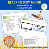 BLACK HISTORY MONTH African American Agriculturalists - Activity