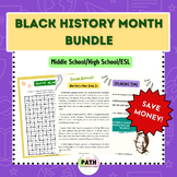 BLACK HISTORY MONTH BUNDLE || Biographies, Activities, The