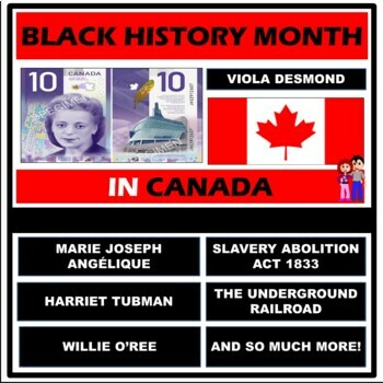 Preview of BLACK HISTORY MONTH - CANADA