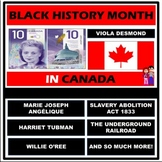 BLACK HISTORY MONTH - CANADA