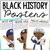 BLACK HISTORY MONTH Color Posters | Social Studies History