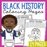 BLACK HISTORY MONTH Coloring Pages Posters | Biography Act