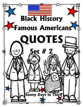 Preview of BLACK HISTORY MONTH - FAMOUS QUOTES - STUDENT POSTERS