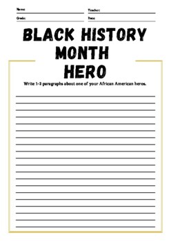 Preview of BLACK HISTORY MONTH -- HERO PARAGRAPH