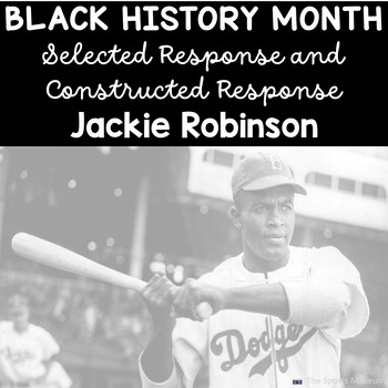 Preview of BLACK HISTORY MONTH | Jackie Robinson | Written Response | Reading Comprehension