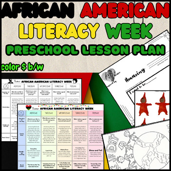 Preview of BLACK HISTORY MONTH- LITERACY WEEK